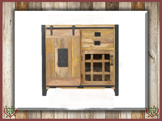 BAR CABINET ~ FORGE COLLECTION